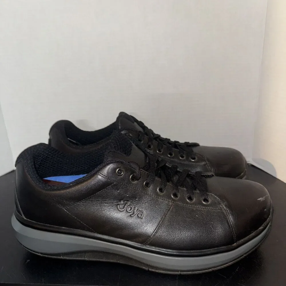 Joya Malibu M Sr Black Leather 118cas men's US Sz 13.5 *no Insoles